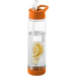 Tutti frutti 740 ml Tritan™ Sportflasche mit Infuser Transparent orange