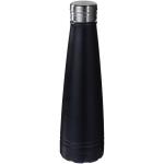 Duke 500 ml copper vacuum insulated water bottle Black