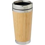 Bambus 450 ml Becher mit Bambus-Außenseite Braun