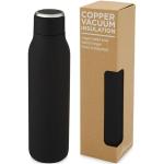 Marka 600 ml copper vacuum insulated bottle with metal loop 