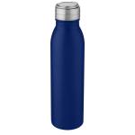 Harper 700 ml stainless steel water bottle with metal loop Corporate blue