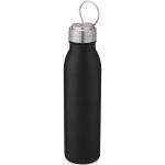 Harper 700 ml stainless steel water bottle with metal loop 