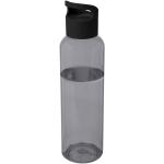 Sky 650 ml recycled plastic water bottle Black