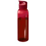 Sky 650 ml recycled plastic water bottle Red