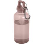 Oregon 400 ml RCS certified recycled plastic water bottle with carabiner Slate pink