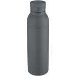 Illuminate 650 ml RCS recycled stainlesss steel double wall insulated water bottle Gray