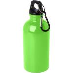 Oregon 400 ml RCS certified single wall stainless steel water bottle with carabiner Apple green