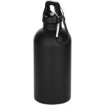 Oregon 400 ml matte RCS recycled single wall stainless steel water bottle with carabiner 