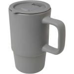 Carter 450 ml Keramiktasse mit Kunststoffdeckel Grau