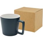 Cali 370 ml ceramic mug with matt finish Dark blue