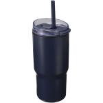 Westin 540 ml RCS recycled double wall insulated tumbler with straw Navy
