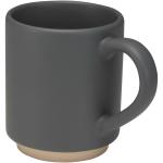 Camilla 180 ml stackable ceramic mug with matte finish Convoy grey
