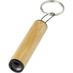 Cane bamboo key ring with light Nature