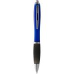 Nash ballpoint pen coloured barrel and black grip (black ink), blue Blue,black
