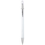 Kish ballpoint pen with silver finish (black ink) White