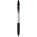 Trine 3-ink RCS recycled ballpoint pen with stylus Silver/black