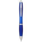 Nash ballpoint pen with coloured barrel and grip Dark blue