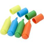 Mini recycled plastic highlighter set Multicolor
