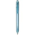 Vancouver recycled PET ballpoint pen Transparent blue