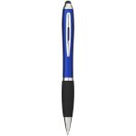 Nash Stylus Kugelschreiber farbig mit schwarzem Griff (blaue Mine) Royalblau