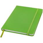 Spectrum A5 hard cover notebook Lime green