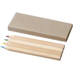 Tullik 4-piece coloured pencil set Light grey