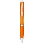 Nash ballpoint pen coloured barrel and grip Orange