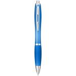 Nash ballpoint pen coloured barrel and grip (blue ink) Aqua