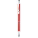 Moneta Druckkugelschreiber aus Aluminium (blaue Mine) Rot