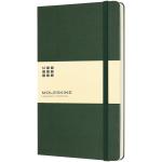 Moleskine Classic L hard cover notebook - ruled Olive