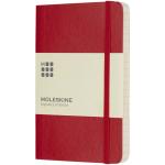 Moleskine Classic PK soft cover notebook - ruled Coral red