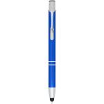 Moneta anodized aluminium click stylus ballpoint pen Dark blue