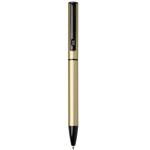 Verton recycled aluminium twist ballpoint pen with sleeve (blue ink) Gold