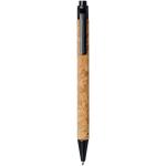 Midar cork and wheat straw ballpoint pen, nature Nature,black