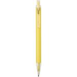 Spectrum recycled aluminium ballpoint pen (blue ink) Yellow