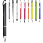 Moneta aluminium click ballpoint pen Dark blue