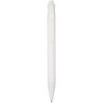 Terra corn plastic ballpoint pen (blue ink) White