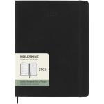 Moleskine 12M Softcover Wochenkalender XL Schwarz