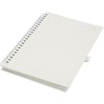 Dairy Dream A5 size reference recycled milk cartons spiral notebook White