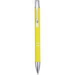 Moneta recycled aluminium ballpoint pen Yellow