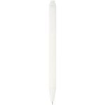 Chartik monochromatic recycled paper ballpoint pen with matte finish White