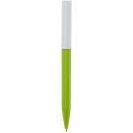Unix recycled plastic ballpoint pen (black ink) Apple green