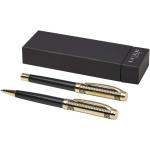 Legato ballpoint and rollerball pen set (blue ink) Gold