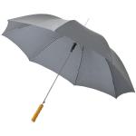 Lisa 23" auto open umbrella with wooden handle Convoy grey