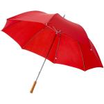 Karl 30" golf umbrella with wooden handle Red