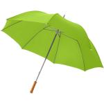 Karl 30" golf umbrella with wooden handle Lime