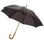 Jova 23" umbrella with wooden shaft and handle Black