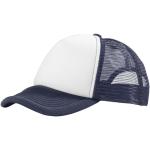 Trucker Kappe mit 5 Segmenten Navy weiss