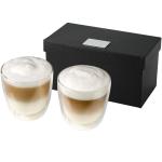 Boda 2-piece glass coffee cup set Transparent