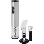 Pino electric wine opener with wine tools Silver